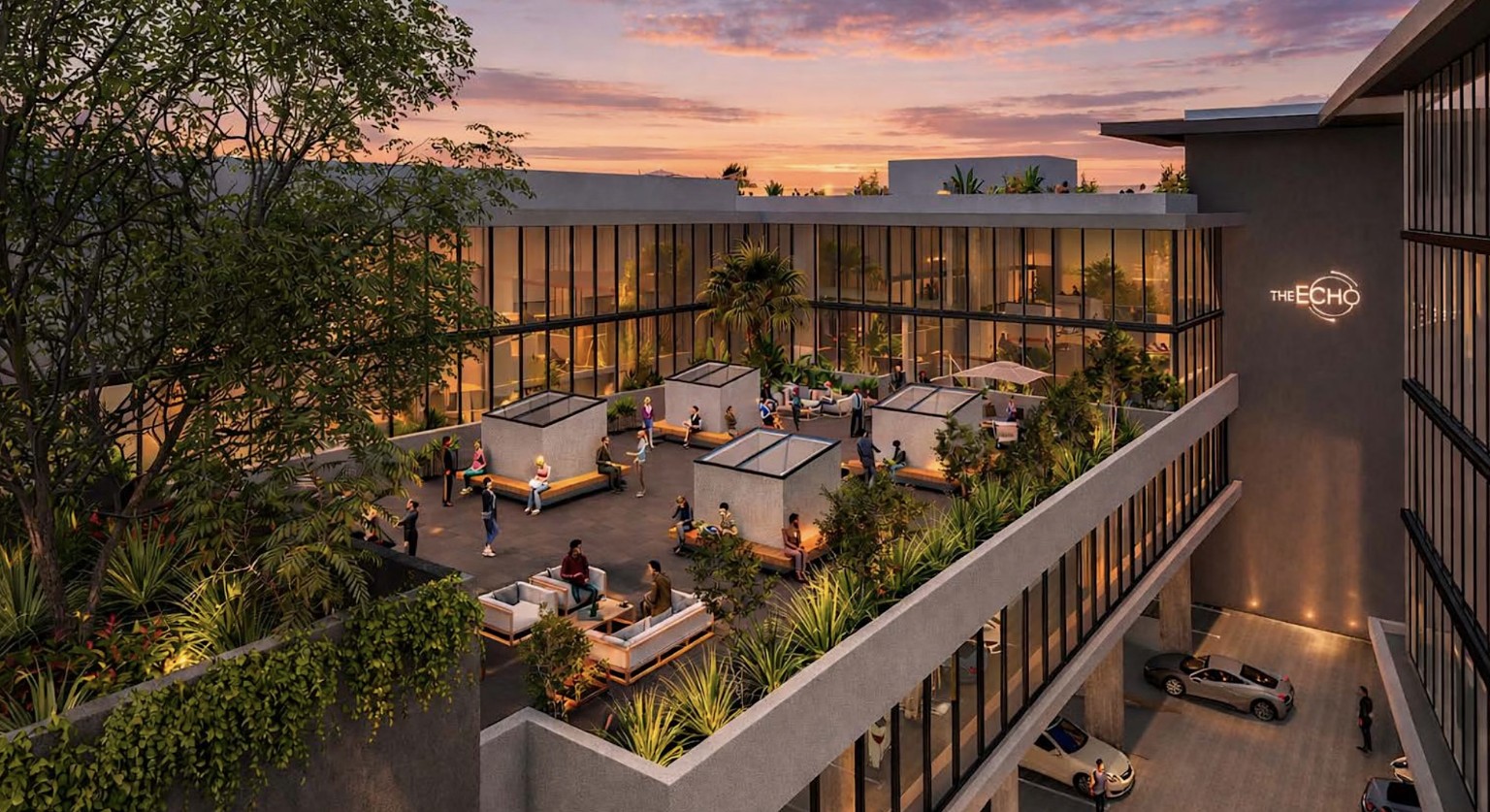 The Echo rooftop terrace